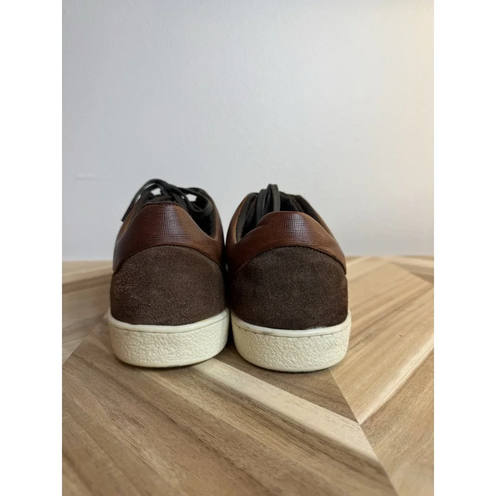 Crevo BICKNOR Mens 10 BROWN Chestnut Shoes SNEAKERS Preppy Minimalist Bus Casual